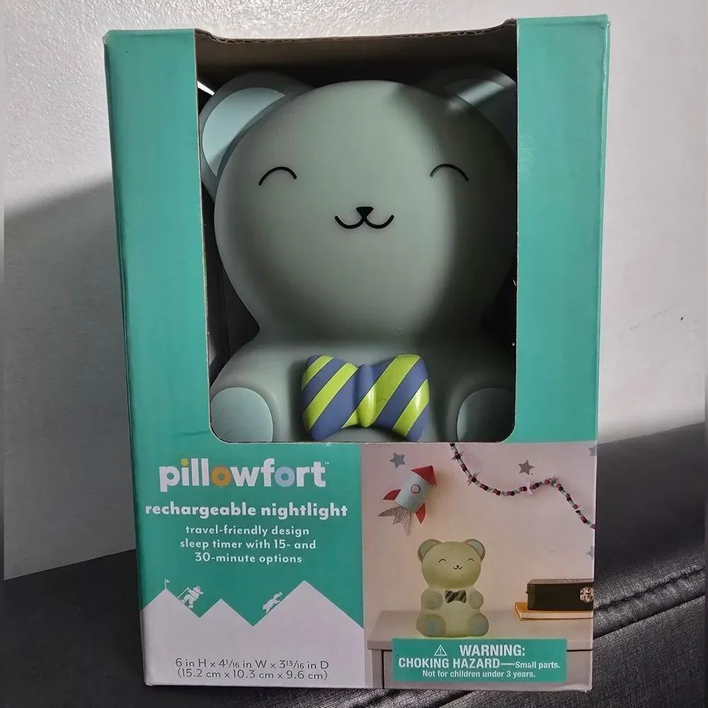 New Target Christmas Pillowfort Rechargeable camping silicone Nightlight Bear